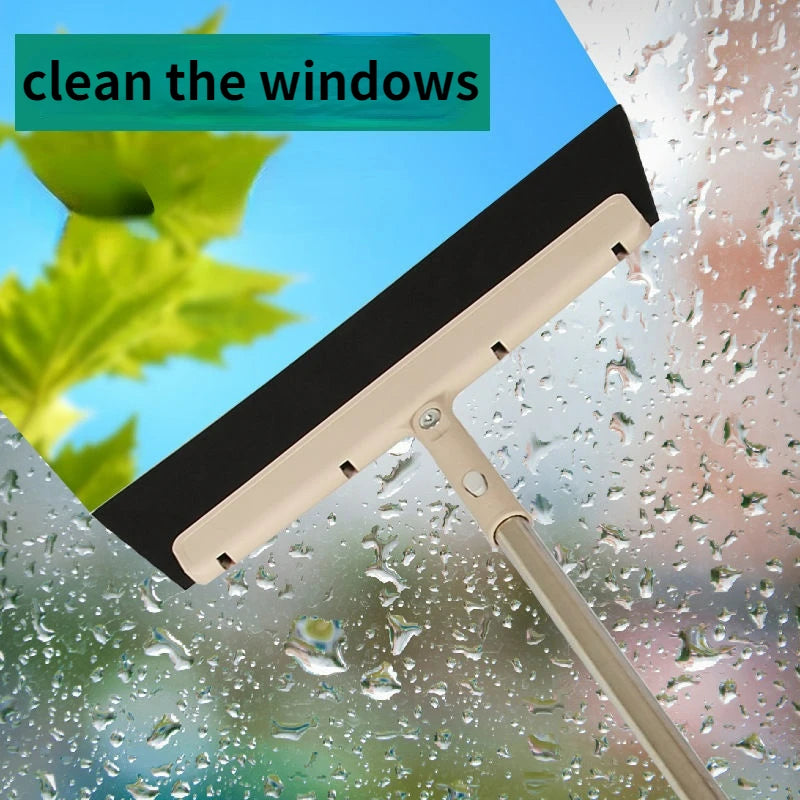 180° Magic Broom Floor Brush Scrub Brush with Adjustable Long Handle Scrubber With Stiff Bristles for Tile Cleaning