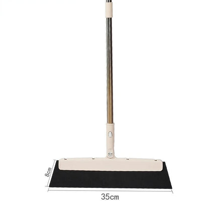 180° Magic Broom Floor Brush Scrub Brush with Adjustable Long Handle Scrubber With Stiff Bristles for Tile Cleaning