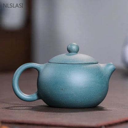 180ML Authentic Yixing Purple Clay Teapot Tradition Xishi Tea Pot Handmade Ball Hole Filter Tea Infuser Home Customized Teaware