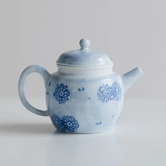 180ML Japanese Ceramic Handmade Teapot Kungfu Tea Set With Ball Infuser Single Teapot