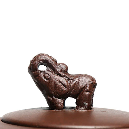 180ML Yixing Purple Clay Teapot Zisha Elephant Tea Pot Handmade Kung Fu Tea Set Teaware