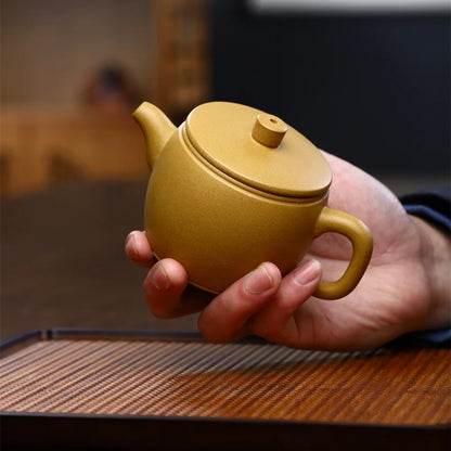 180cc Authentic Yixing Teapot Chinese Healthy Purple Clay Pot Original ore handmade Zisha customization Tea Set Kettle