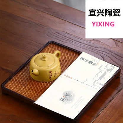 180cc Chinese Yixing Purple Clay Teapots Authentic Section Mud Filter Tea Infuser Handmade Stripe Beauty Kettle Zisha Tea Set