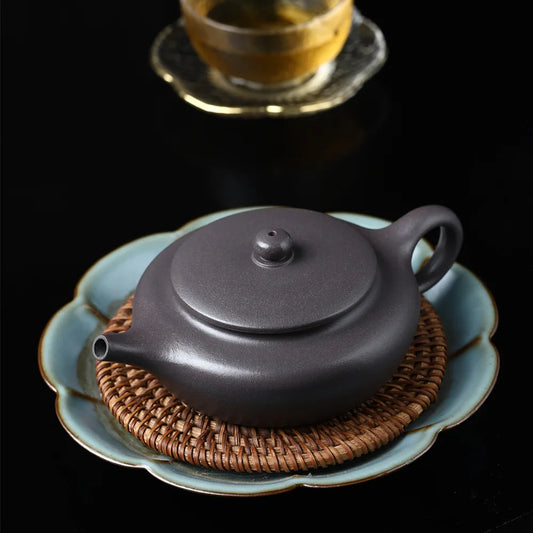 180cc Classic Yixing Purple Clay Teapot Master Handmade Filter Kettle Custom Beauty Tea Set Chinese Zisha Tea Accessories