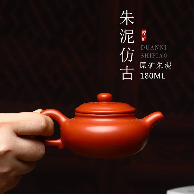 180cc Dahongpao Purple Clay Pot Zisha Teapot Yixing Handmade Kung-fu TeawarePurple Drinkware For Puer Green Black Janpan Kettle