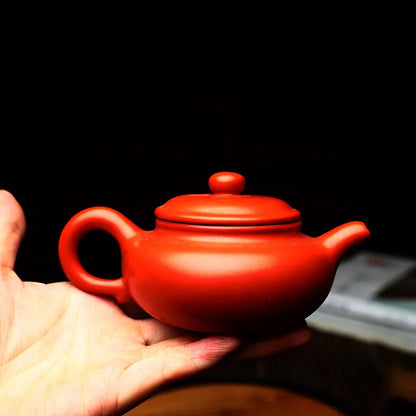 180cc Dahongpao Purple Clay Pot Zisha Teapot Yixing Handmade Kung-fu TeawarePurple Drinkware For Puer Green Black Janpan Kettle