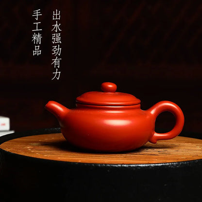 180cc Dahongpao Purple Clay Pot Zisha Teapot Yixing Handmade Kung-fu TeawarePurple Drinkware For Puer Green Black Janpan Kettle
