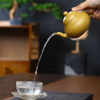 180cc Handmade Beauty Kettle Chinese Tea Ceremony Yixing Classic Tea Pots Purple Clay Teapot Home Teaware Customized Gifts