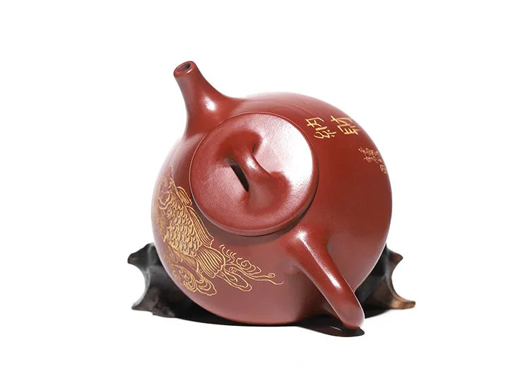 180cc Yixing Classic Tea Pot Purple Clay Stone Scoop Teapots Beauty Kettle Raw Ore Handmade Tea Set Authentic Tie Guanyin