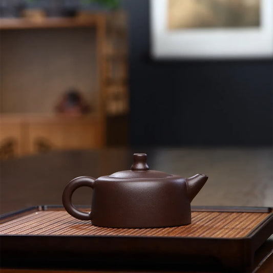 180cc Yixing Purple Clay Teapot Master Hand Carved Peony Tea Pot Filter Kettle Chinese Authentic Zisha Tea Set 150ml Puer Teapot