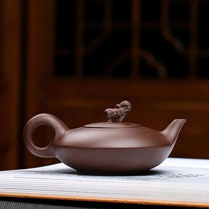 180cc Yixing Teapot Elephant Tea Pot Filter Zisha Pot Craftsman Handmade Kung Fu Tet Set Teaware Pure Drinkware Customized Gifts