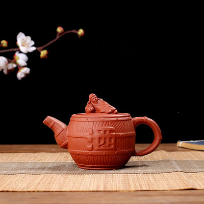 180cc Yixing Zisha Teapot Chinese Handmade Kungfu Tea Kettle Purple Clay Home Decor Pottery Teaware Set Tea Ceremony
