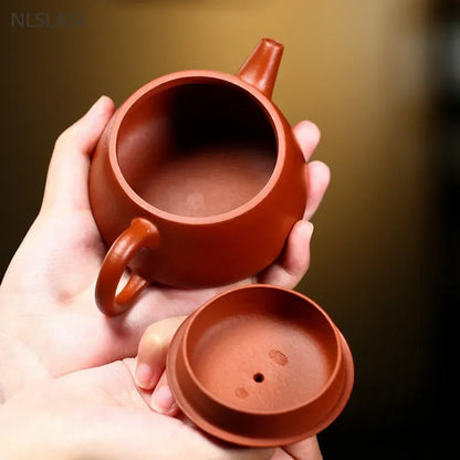 180ml Authentic Yixing Purple Clay Tea Pot Chinese Zhu Mud Filter Teaware Handmade Custom Beauty Teapot Zisha Tea Accessories