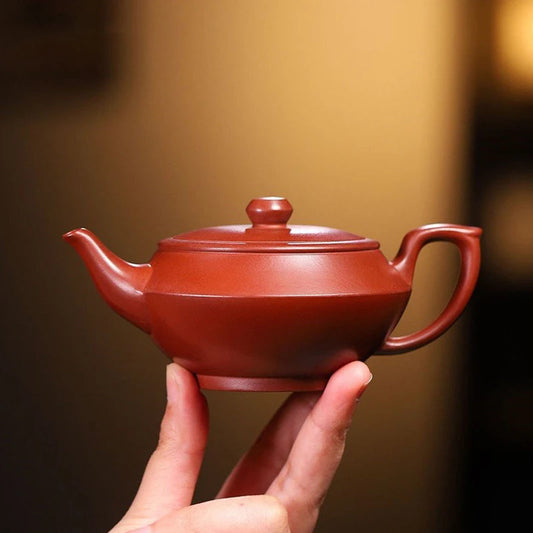 180ml Authentic Yixing Purple Clay Teapots Famous Handmade Tea Pot Raw Ore Dahongpao Mud Kettle Chinese Zisha Tea Set Teaware
