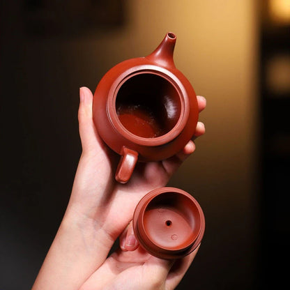 180ml Authentic Yixing Purple Clay Teapots Famous Handmade Tea Pot Raw Ore Dahongpao Mud Kettle Chinese Zisha Tea Set Teaware