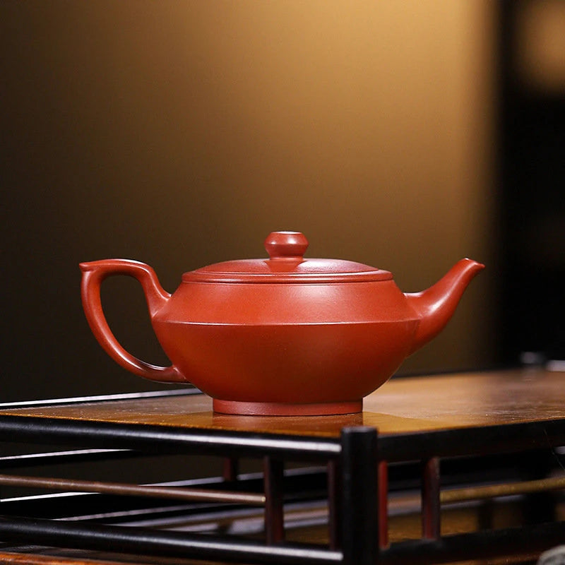 180ml Authentic Yixing Purple Clay Teapots Famous Handmade Tea Pot Raw Ore Dahongpao Mud Kettle Chinese Zisha Tea Set Teaware