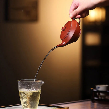 180ml Authentic Yixing Purple Clay Teapots Famous Handmade Tea Pot Raw Ore Dahongpao Mud Kettle Chinese Zisha Tea Set Teaware