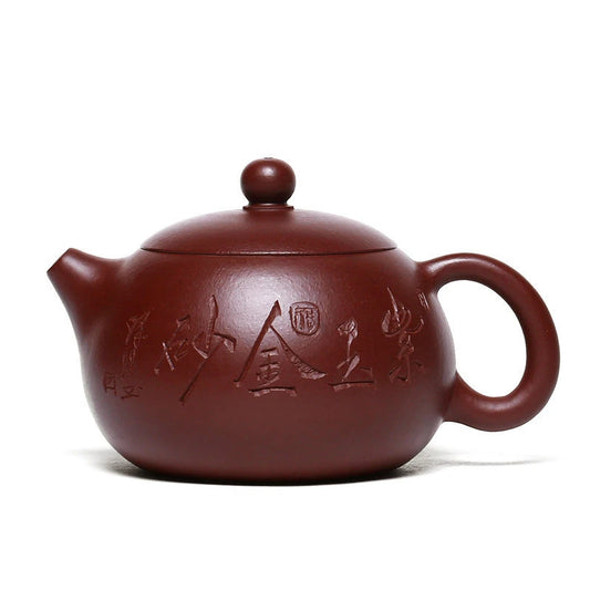 180ml Authentic Yixing Purple Clay Teapots Famous Handmade Xishi Tea Pot Raw Ore Purple Zhu Mud Kettle Chinese Zisha Tea Set
