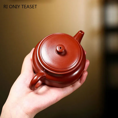 180ml Authentic Yixing Purple Clay Teapots Tradition Handmade Tea Pot Teaware Beauty Kettle Chinese Zisha Tea Set Accessories