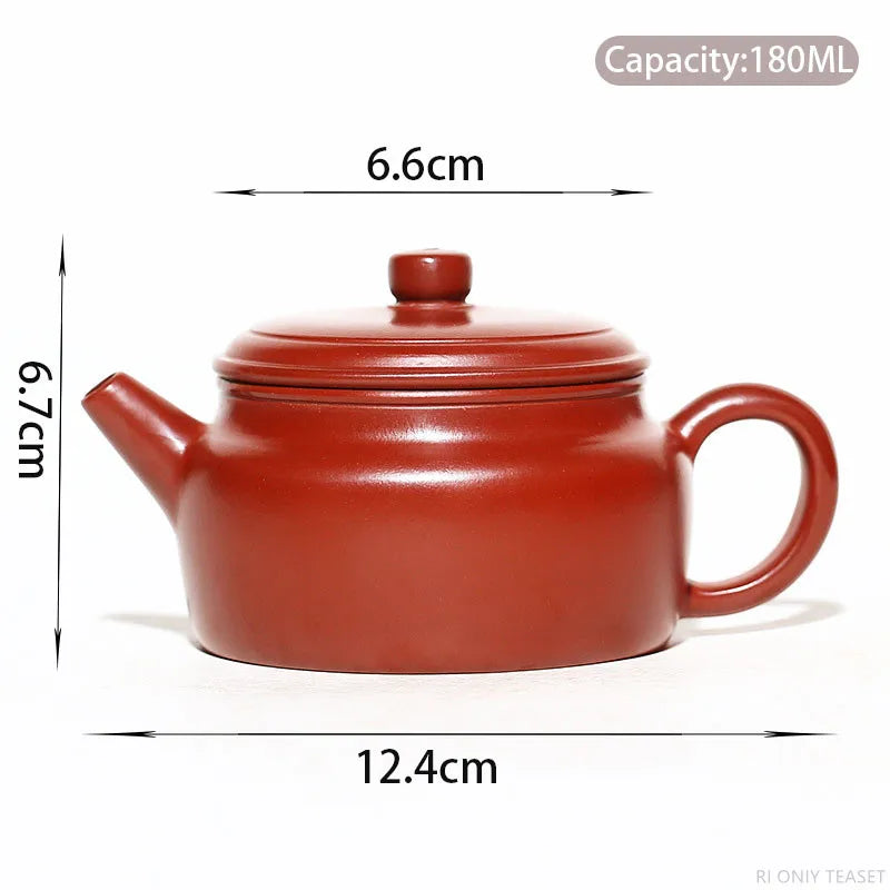 180ml Authentic Yixing Purple Clay Teapots Tradition Handmade Tea Pot Teaware Beauty Kettle Chinese Zisha Tea Set Accessories