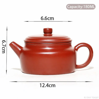 180ml Authentic Yixing Purple Clay Teapots Tradition Handmade Tea Pot Teaware Beauty Kettle Chinese Zisha Tea Set Accessories