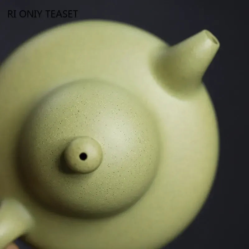 180ml Chinese Yixing High-end Purple Clay Teapots Famous Handmade Tea Pot Raw Ore Green Mud Kettle Zisha Tea Set Collection Gift