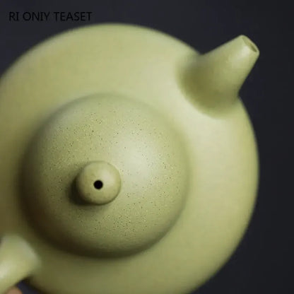 180ml Chinese Yixing High-end Purple Clay Teapots Famous Handmade Tea Pot Raw Ore Green Mud Kettle Zisha Tea Set Collection Gift