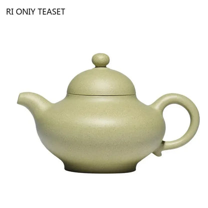 180ml Chinese Yixing High-end Purple Clay Teapots Famous Handmade Tea Pot Raw Ore Green Mud Kettle Zisha Tea Set Collection Gift