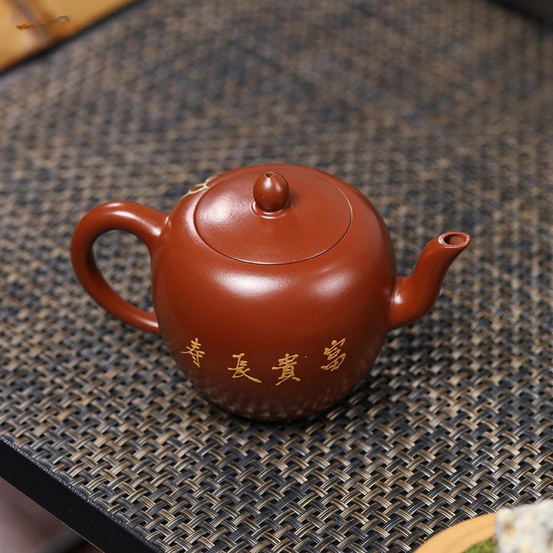 180ml Chinese Yixing Purple Clay Tea Pot Tradition Dahongpao Beauty Teapot Zisha Filter Kettle Customized Tea Accessories