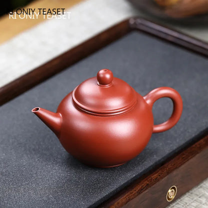 180ml Chinese Yixing Purple Clay Teapots Authentic Raw Ore Dahongpao Mud Tea Pot Kettle Famous Handmade Zisha Tea Set Teaware