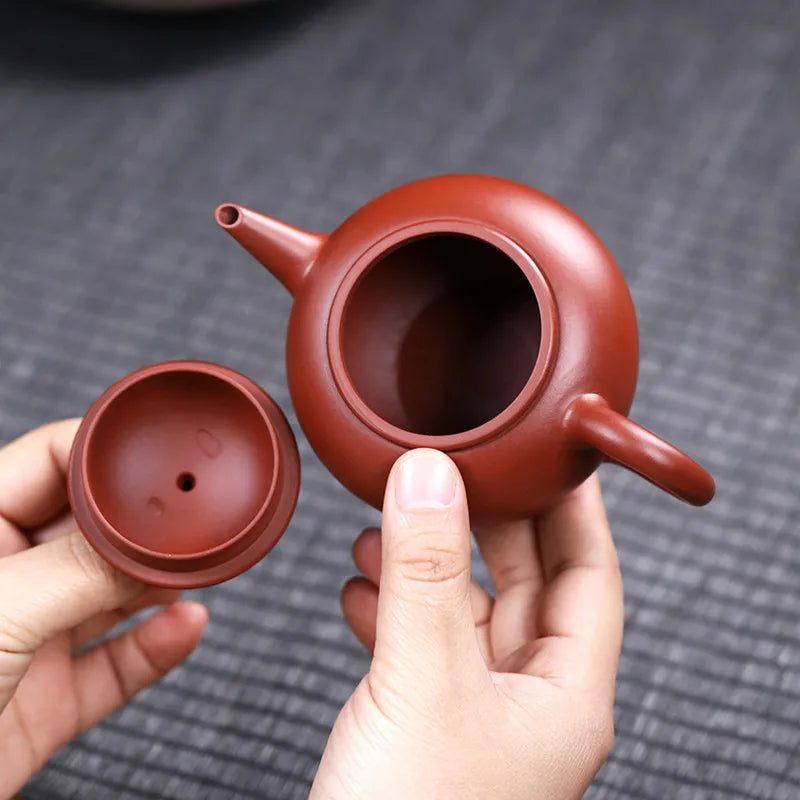 180ml Chinese Yixing Purple Clay Teapots Authentic Raw Ore Dahongpao Mud Tea Pot Kettle Famous Handmade Zisha Tea Set Teaware
