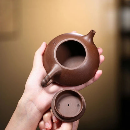 180ml Chinese Yixing Purple Clay Teapots Famous Artists Traditional Handmade Tea Pot Raw Ore Kettle  Zisha Tea Set