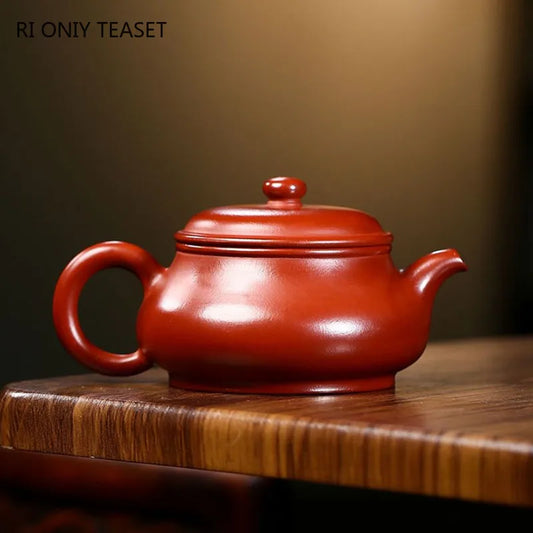 180ml Chinese Yixing Purple Clay Teapots Famous Handmade Tea Pot Raw Ore Dahongpao Mud Kettle Authentic Zisha Tea Set Customized