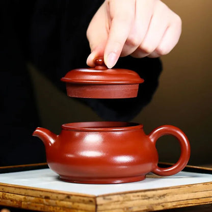 180ml Chinese Yixing Purple Clay Teapots Famous Handmade Tea Pot Raw Ore Dahongpao Mud Kettle Authentic Zisha Tea Set Customized
