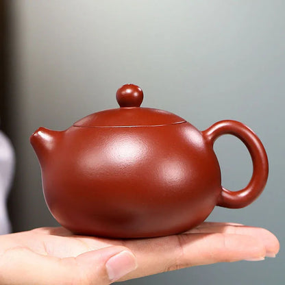 180ml Chinese Yixing Raw Ore Purple Clay Teapots Famous Handmade Xishi Tea Pot Dahongpao Beauty Kettle Zisha Tea Set Teaware