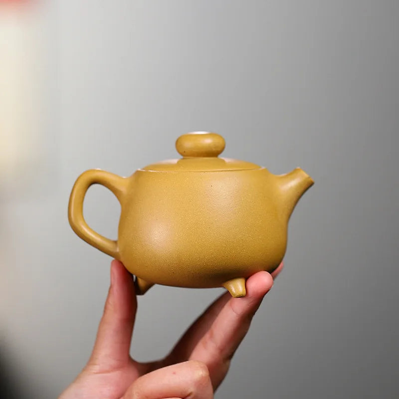 180ml Chinese Yixing Teapot Handmade Kettle Purple Clay Tea Pot Flower Teaware Kung Fu Teaset