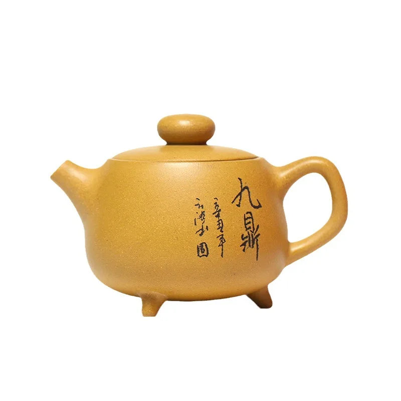 180ml Chinese Yixing Teapot Handmade Kettle Purple Clay Tea Pot Flower Teaware Kung Fu Teaset