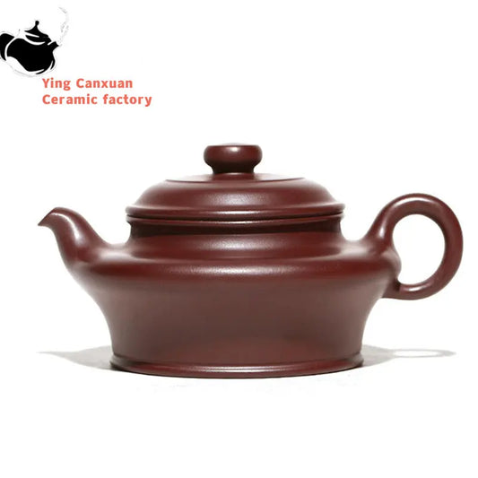 180ml High-end Yixing Purple Clay Teapot Famous Handmade Tea Pot Raw Ore Eggplant Skin Purple Mud Kettle Chinese Zisha Tea Set