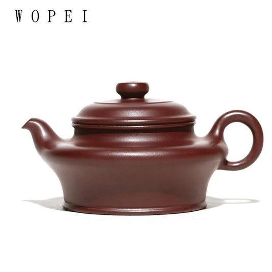 180ml High-end Yixing Purple Clay Teapot Famous Handmade Tea Pot Raw Ore Eggplant Skin Purple Mud Kettle Chinese Zisha Tea Set