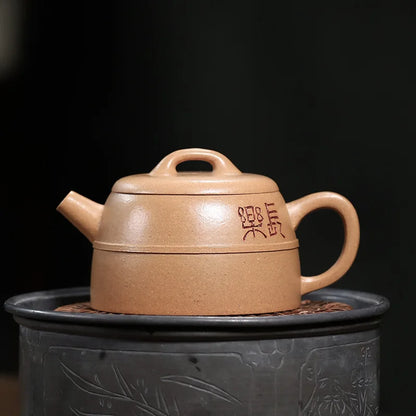 180ml High-end Yixing Purple Clay Teapots Handmade Tea Pot Raw Ore Section Mud Kettle Chinese Zisha Tea Set Collection Gifts