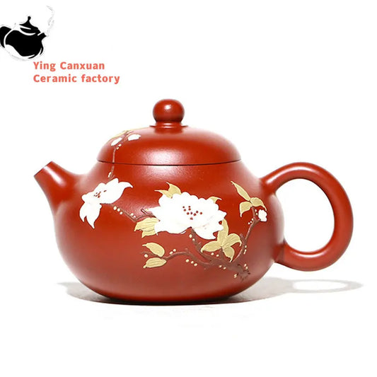 180ml Master Handmade Yixing Purple Clay Teapot Raw Ore Dahongpao Beauty Filter Tea Pot Boutique Zisha Tea Maker Teaware