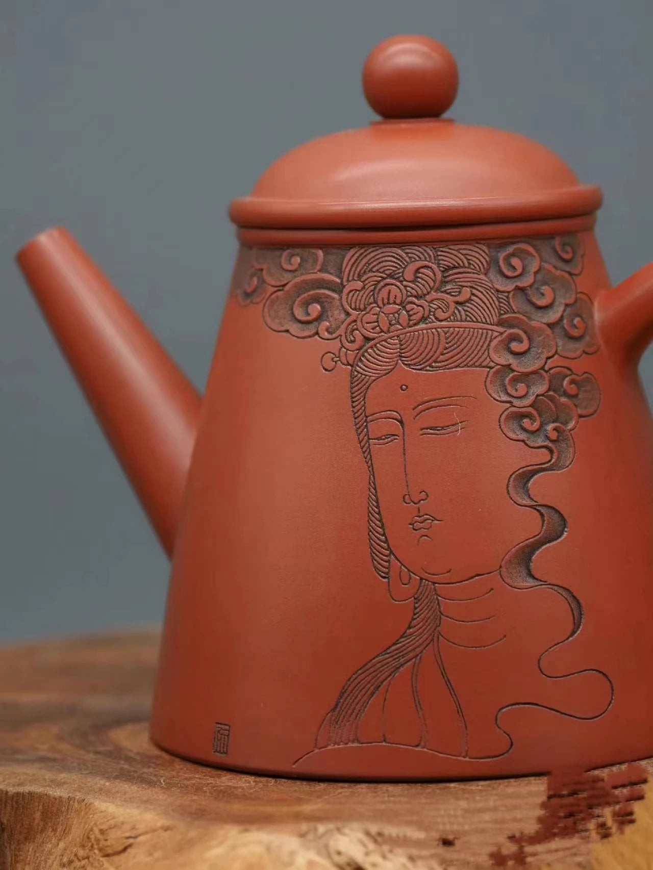 180ml Nixing Handmade Teapot Master Tang Tianyuan Carving  filter handmade nixing clay customized gifts authentic theiere