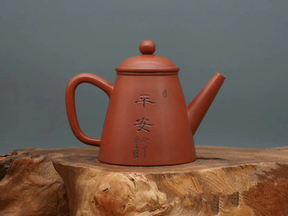 180ml Nixing Handmade Teapot Master Tang Tianyuan Carving  filter handmade nixing clay customized gifts authentic theiere