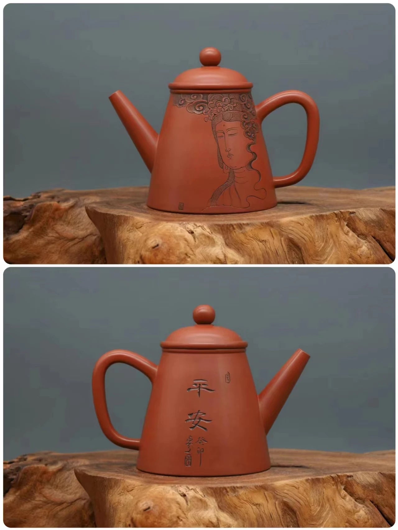 180ml Nixing Handmade Teapot Master Tang Tianyuan Carving  filter handmade nixing clay customized gifts authentic theiere