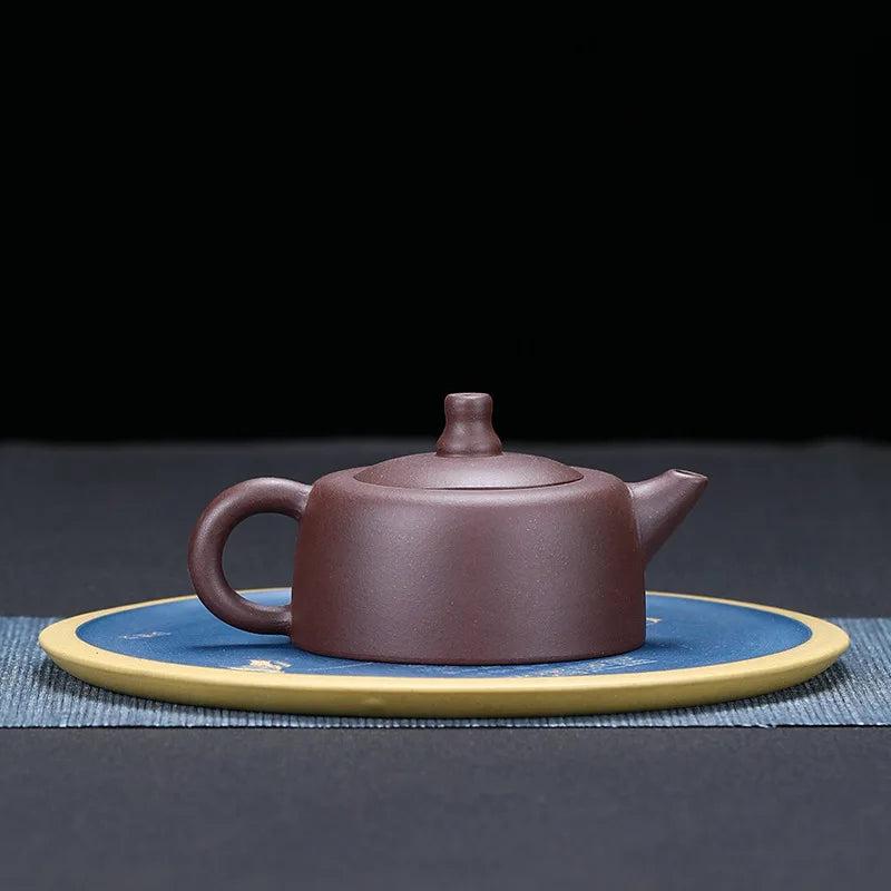 180ml Yixing Classic Tea Pot Purple Clay Ore Beauty Kung Fu Teaware Kettle Raw Ore Teapots Tea Ceremony Supplies