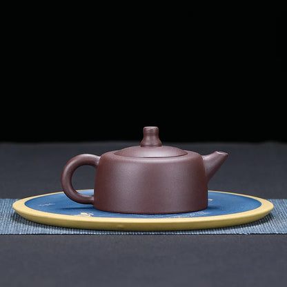 180ml Yixing Classic Tea Pot Purple Clay Ore Beauty Kung Fu Teaware Kettle Raw Ore Teapots Tea Ceremony Supplies