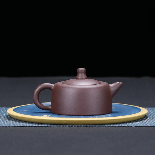 180ml Yixing Classic Tea Pot Purple Clay Ore Beauty Kung Fu Teaware Kettle Raw Ore Teapots Tea Ceremony Supplies