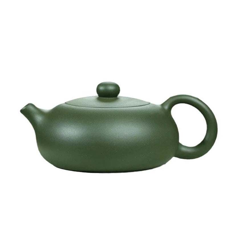 180ml Yixing Famous Artists Purple Clay Teapots Handmade Bian Xi Shi Tea Pot Raw Ore Green Mud Kettle Chinese Zisha Tea Set