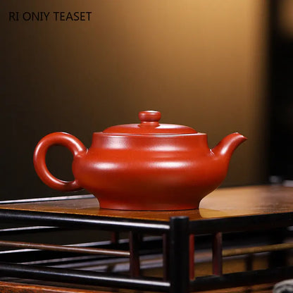 180ml Yixing Famous Artists Purple Clay Teapots Handmade Tea Pot Raw Ore Dahongpao Mud Kettle Chinese Zisha Tea Set Teaware