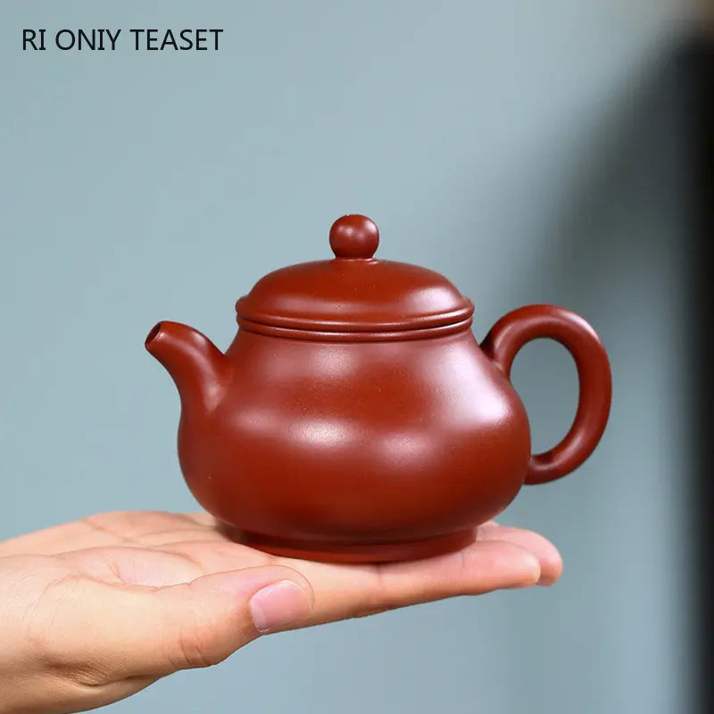 180ml Yixing Famous Purple Clay Teapots Handmade Raw Ore Dahongpao Mud Tea Pot Beauty Kettle Chinese Authentic Zisha Tea Set